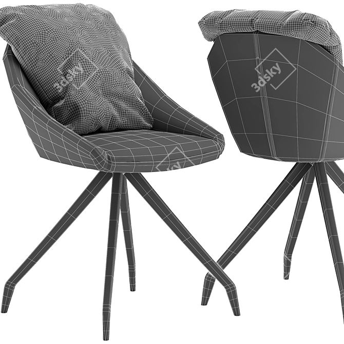 Ergonomic OGOGO Dexter Chair 3D model image 7