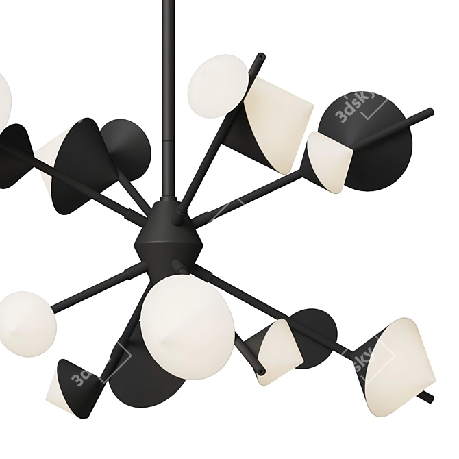 Geode LED Chandelier at Kuzco – Luxe Lighting 3D model image 3