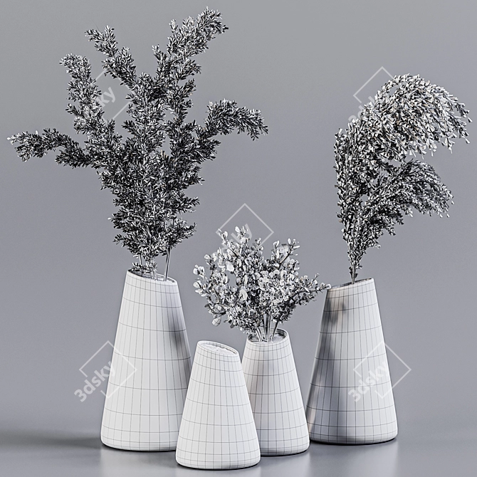Floral Design Bouqute08 Sculpture 3D model image 6