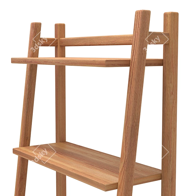 Scandinavian Style Bruni Shelving 3D model image 5