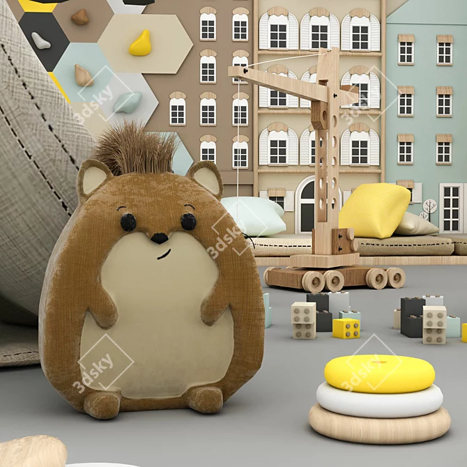 Designer Grouped Toy & Furniture Collection 3D model image 4