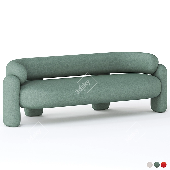 Royal Stranger Embrace Sofa Set 3D model image 5