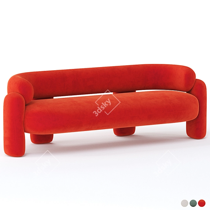 Royal Stranger Embrace Sofa Set 3D model image 6