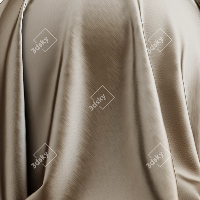 Silk & Satin Fabric Set 3D model image 2