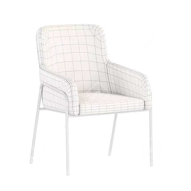 Halmar K-327 Chair Model Render 3D model image 3