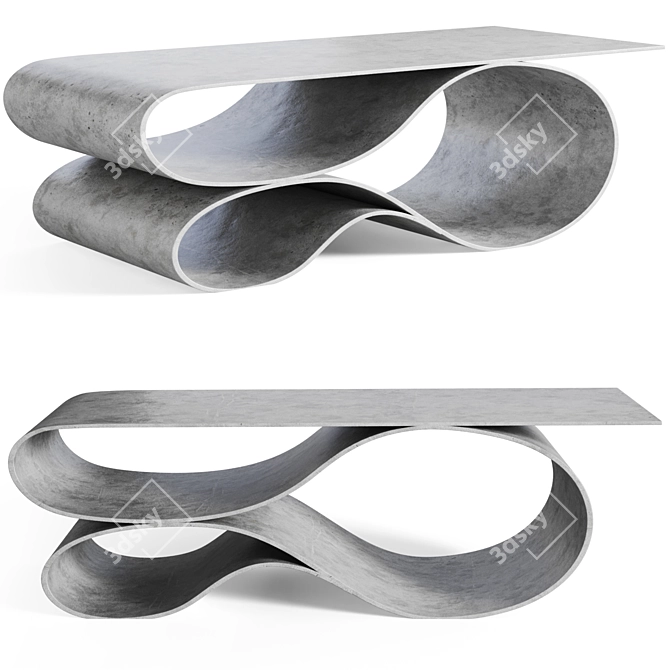 Whorl Coffee Table by Neal Aronowitz 3D model image 1