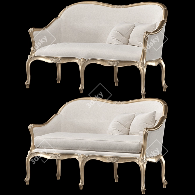 Luxury Roberto Giovannini Sofa ArtpostData 1221 3D model image 2