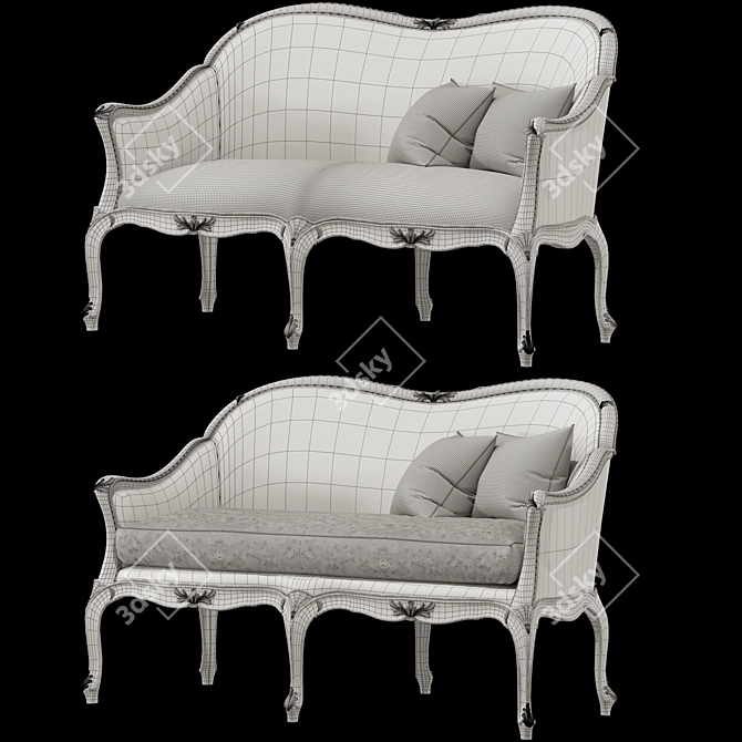 Luxury Roberto Giovannini Sofa ArtpostData 1221 3D model image 4