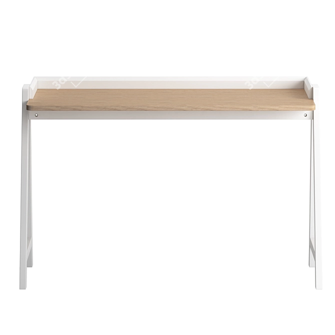 Modern Fresno Writing Desk 3D model image 3