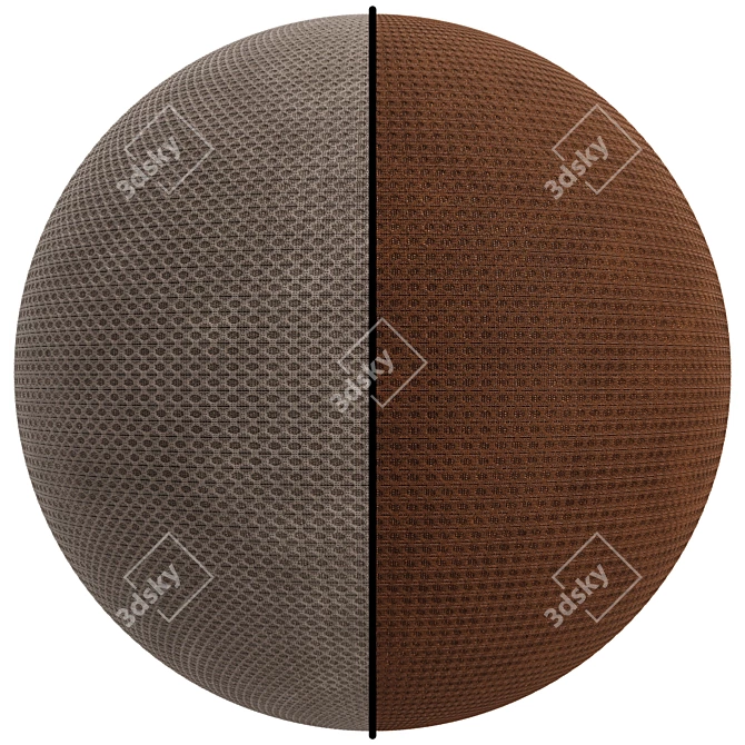 Lether Fabric Mesh Spacer Textures 3D model image 1