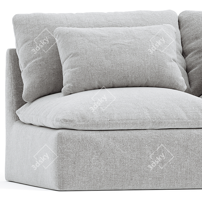  Aria Sofa - Elegant & Spacious 3D model image 3