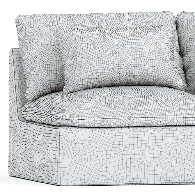  Aria Sofa - Elegant & Spacious 3D model image 4