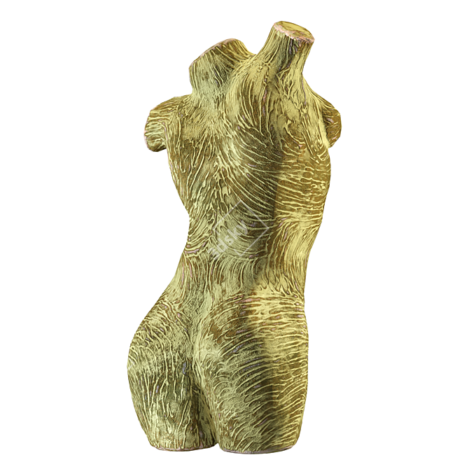 Sculpted Female Body 3D Model 3D model image 2