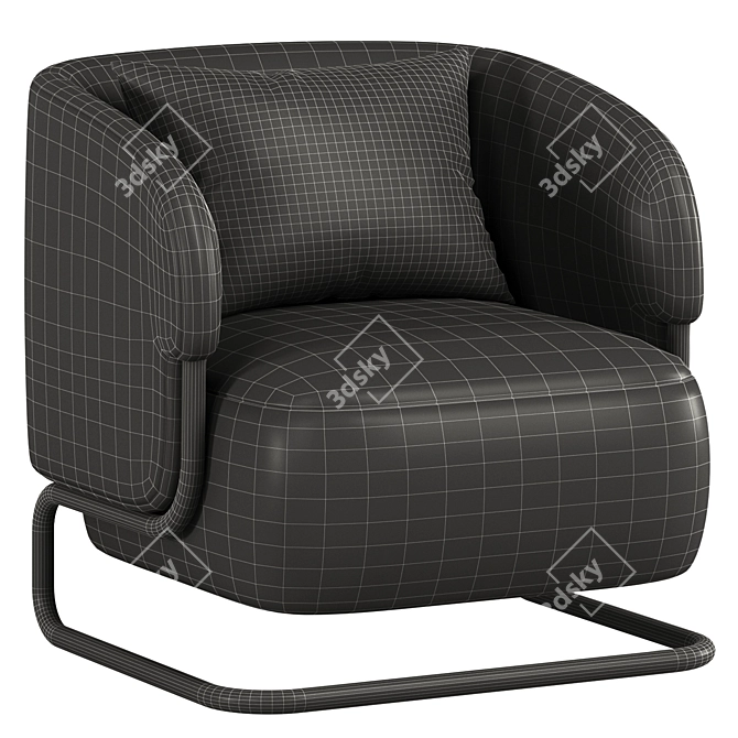 Elegant Marabu Chair by Ditre 3D model image 5