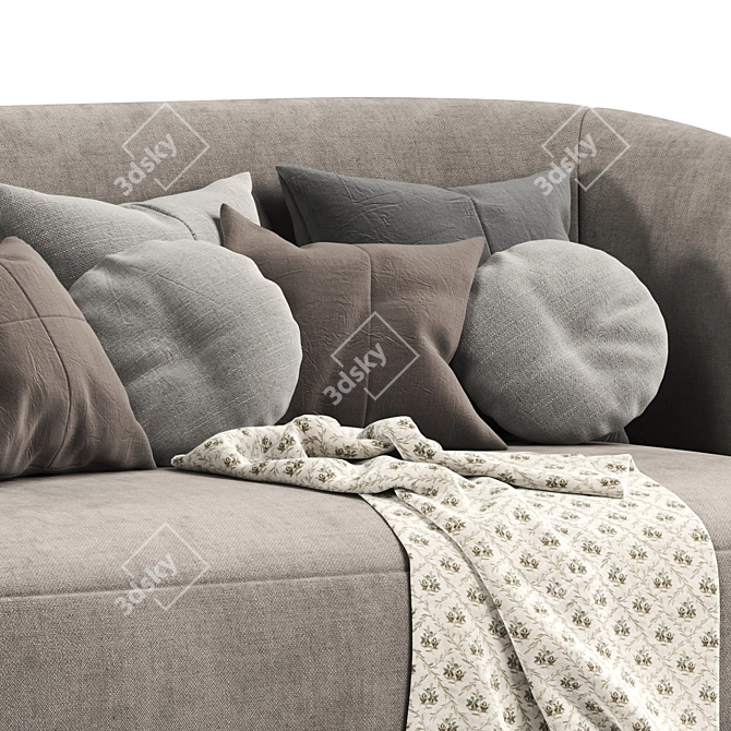 Modern Marabu Sofa 3D Model 3D model image 2