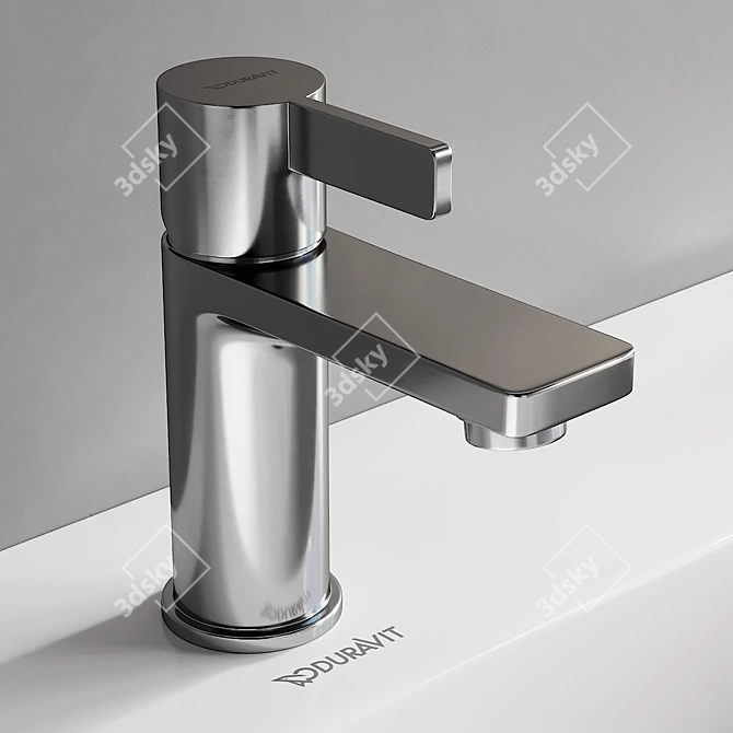 Modern Double Vanity Set Ketho.2 3D model image 4