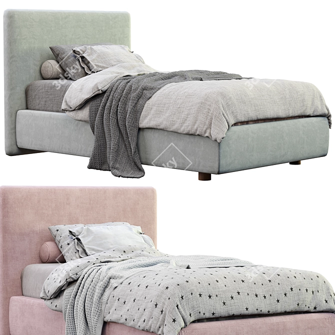 Poliform Arc Bed 3D Model 3D model image 1