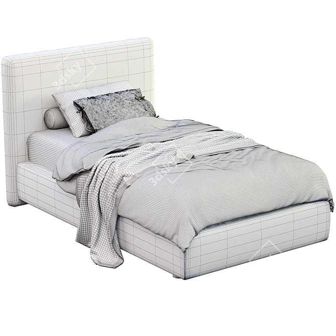 Poliform Arc Bed 3D Model 3D model image 4