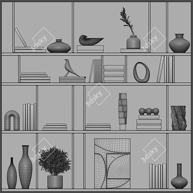 Modern BoConcept Como Wall System 3D model image 7