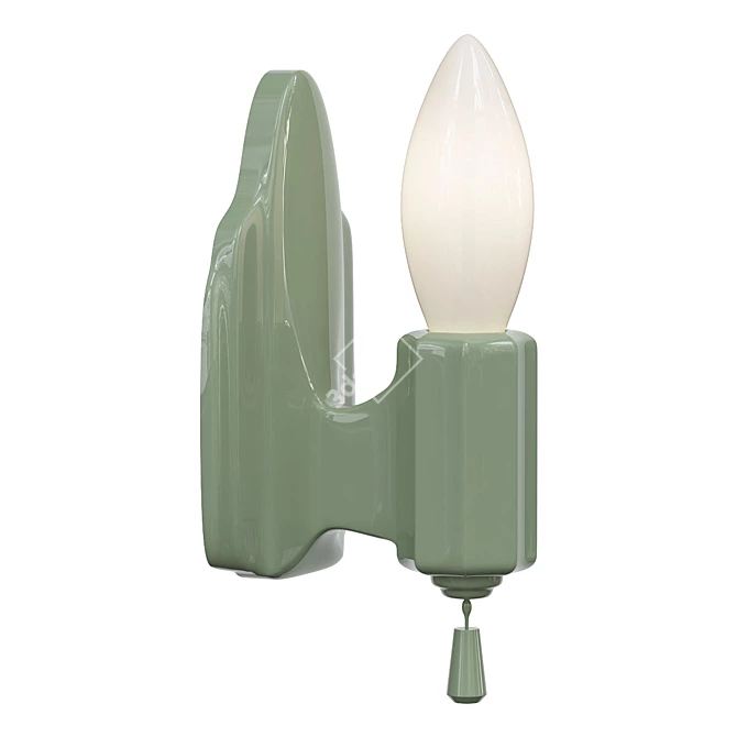 Trending Vintage Bungalow Light Fixture 3D model image 1