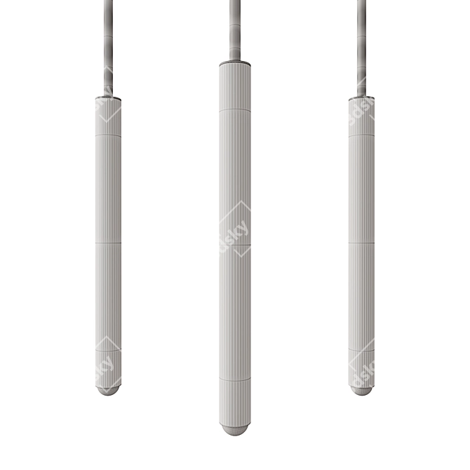 Kelly Wearstler Ebell Pendant Light 3D model image 3