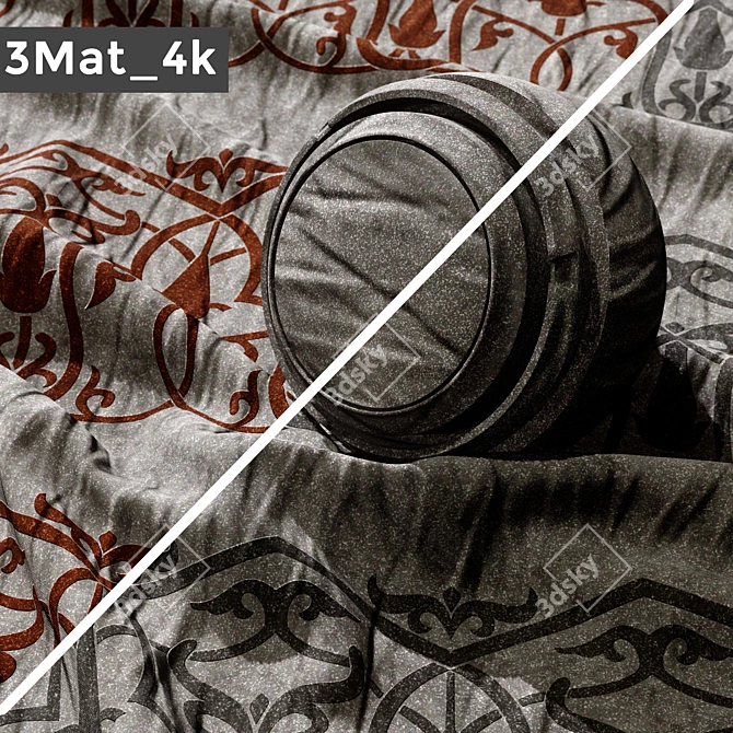  PBR Fabric Textures Set 3D model image 1