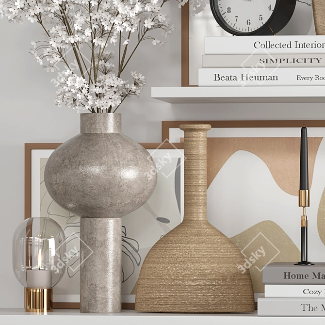 Luxury Home Decor Set - 17 3D model image 6