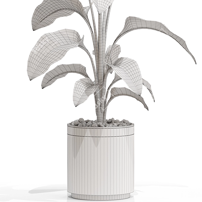  Botanical Bundle 664, High-Poly Greenery 3D model image 5