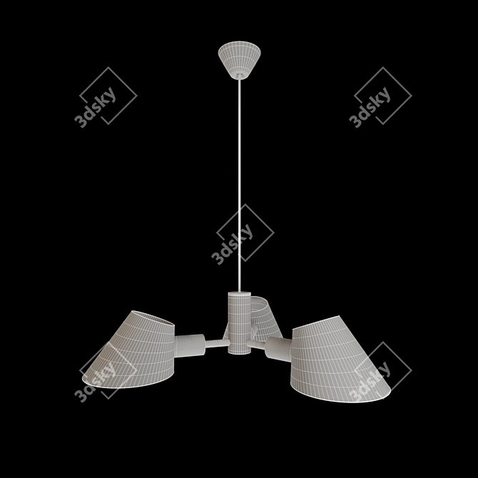 Nordlux Stay Chandelier, 60cm Diameter 3D model image 3