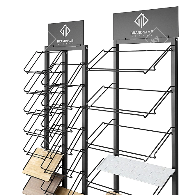  Display Stand Kit Set 3D model image 5