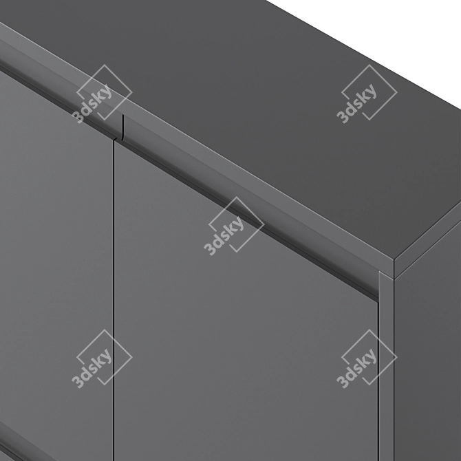 Tomar Shoe Cabinet by Cosmo 3D model image 3