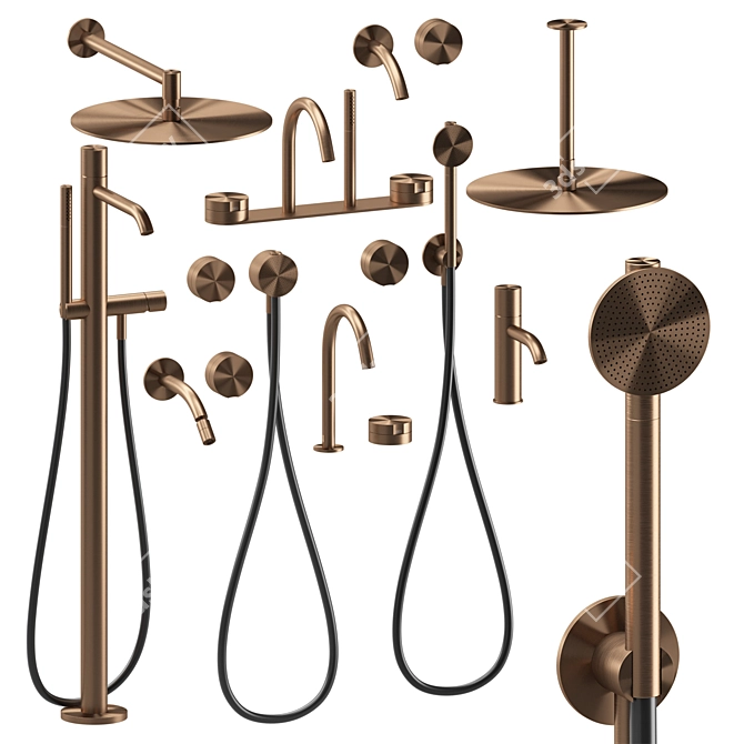 CEA Giotto Plus Set 04 | Designer Bathroom Fixtures 3D model image 4