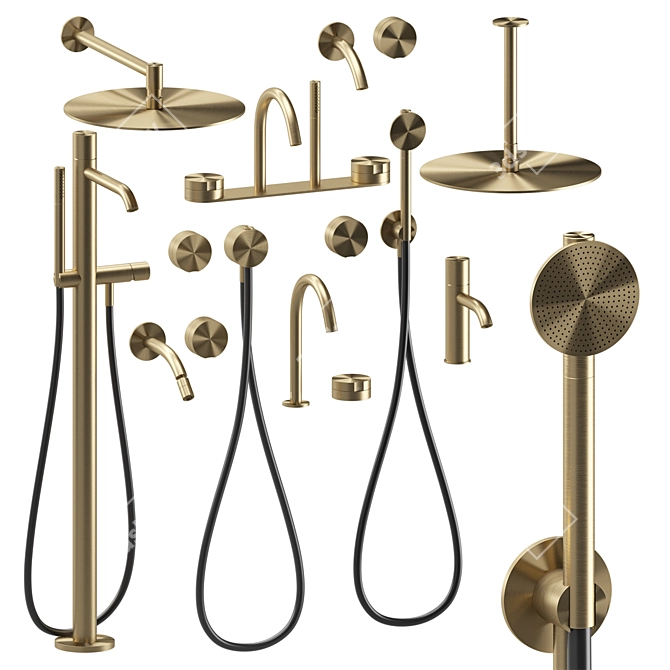 CEA Giotto Plus Set 04 | Designer Bathroom Fixtures 3D model image 5