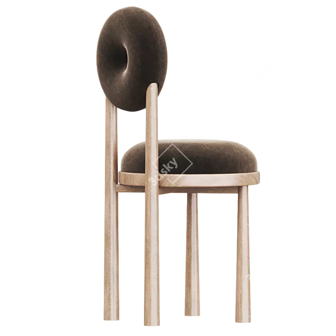 Modern Baba Chair 2017 Model 3D model image 3