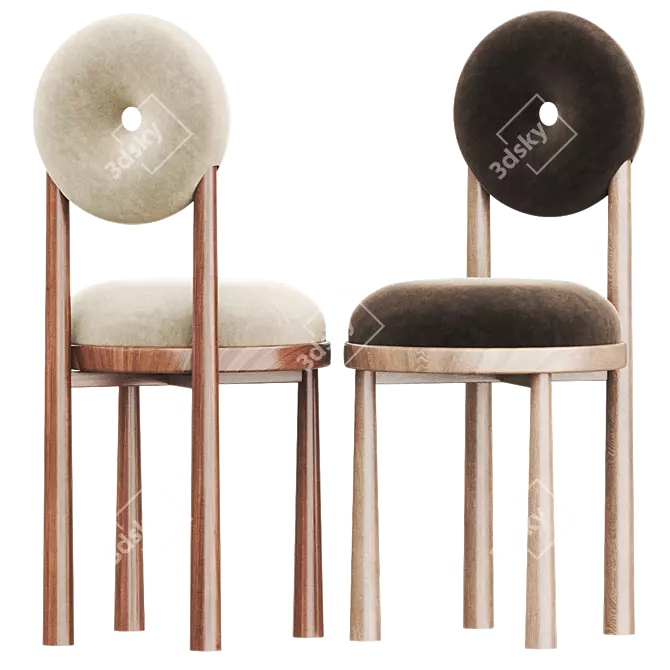 Modern Baba Chair 2017 Model 3D model image 5