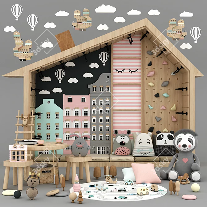 3D Model Set with Customization 3D model image 1