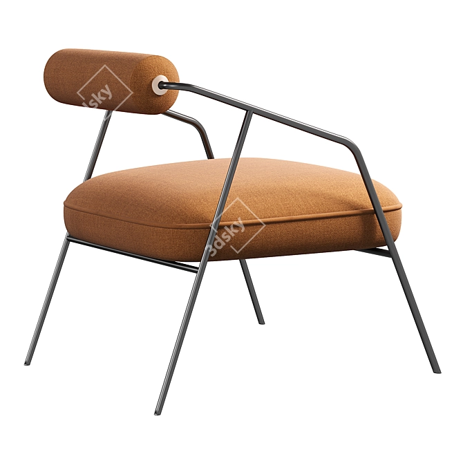 Modern 3D Model 'Cyrus Chair' 3D model image 3