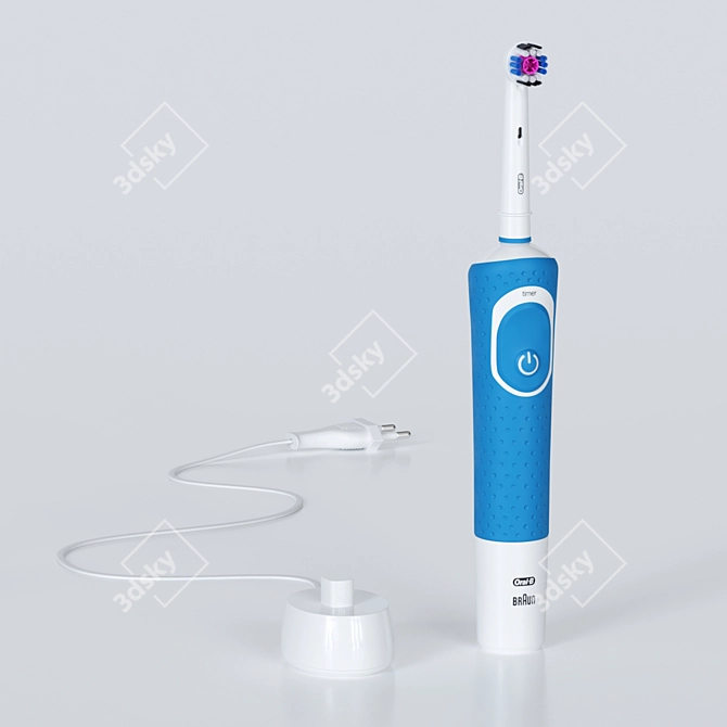 Braun Oral-B Vitality Electric Toothbrush 3D model image 2