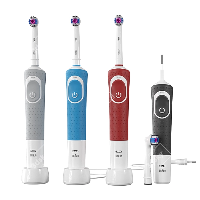 Braun Oral-B Vitality Electric Toothbrush 3D model image 4