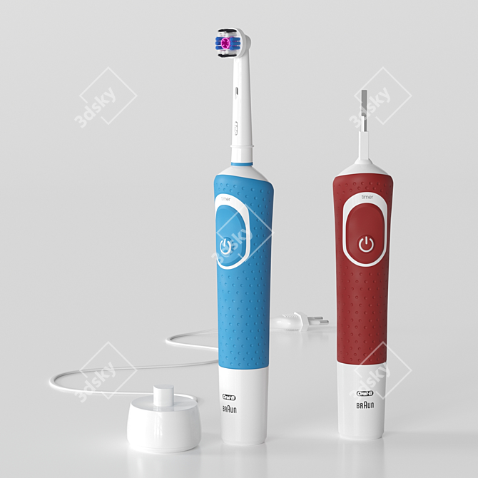 Braun Oral-B Vitality Electric Toothbrush 3D model image 5