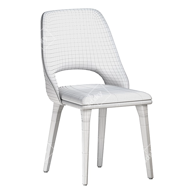 Elegant Enza Home Chair Sirona 3D model image 3