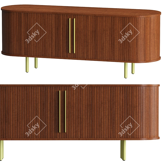  Sleek Modern Tambo Sculpture 3D model image 1