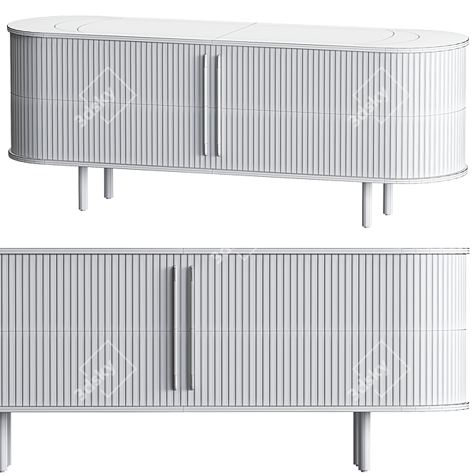  Sleek Modern Tambo Sculpture 3D model image 2