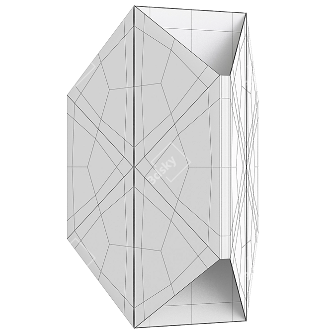 Contemporary CHAUSSON SCONCE Wall Fixture 3D model image 2