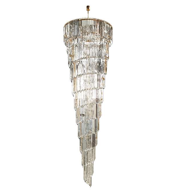 Patrizia Volpato Chandelier, Crystal Design 3D model image 1