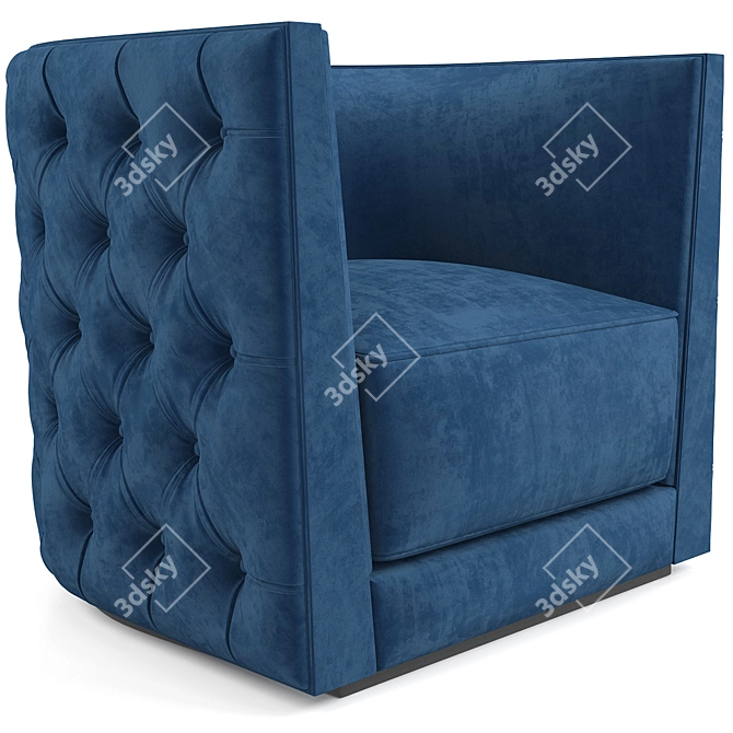 Leandro Opera Contemporary Armchair 3D model image 3