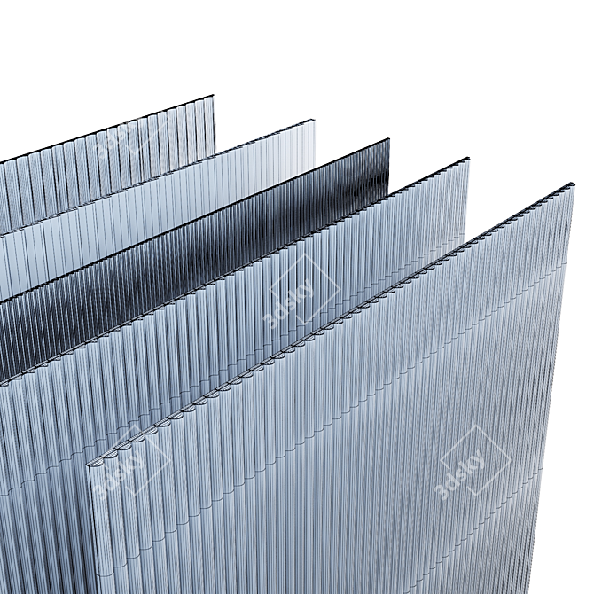 3D Panel Set with UVW Mapped 3D model image 5