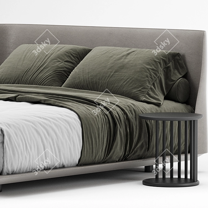 B&B Italia Alys Bed: Modern Design 3D model image 2