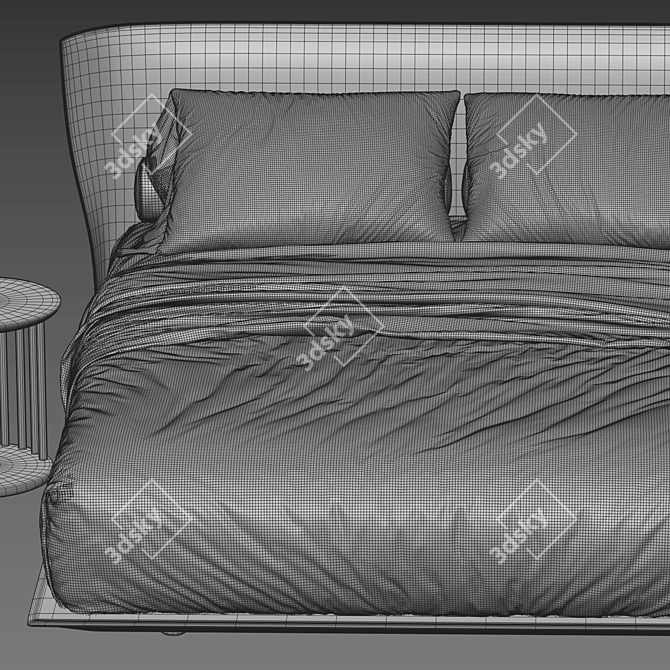 B&B Italia Alys Bed: Modern Design 3D model image 3