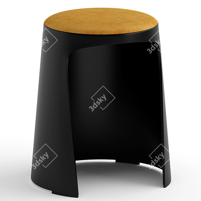 Stylish SELLEX HANDY Stool 3D model image 2